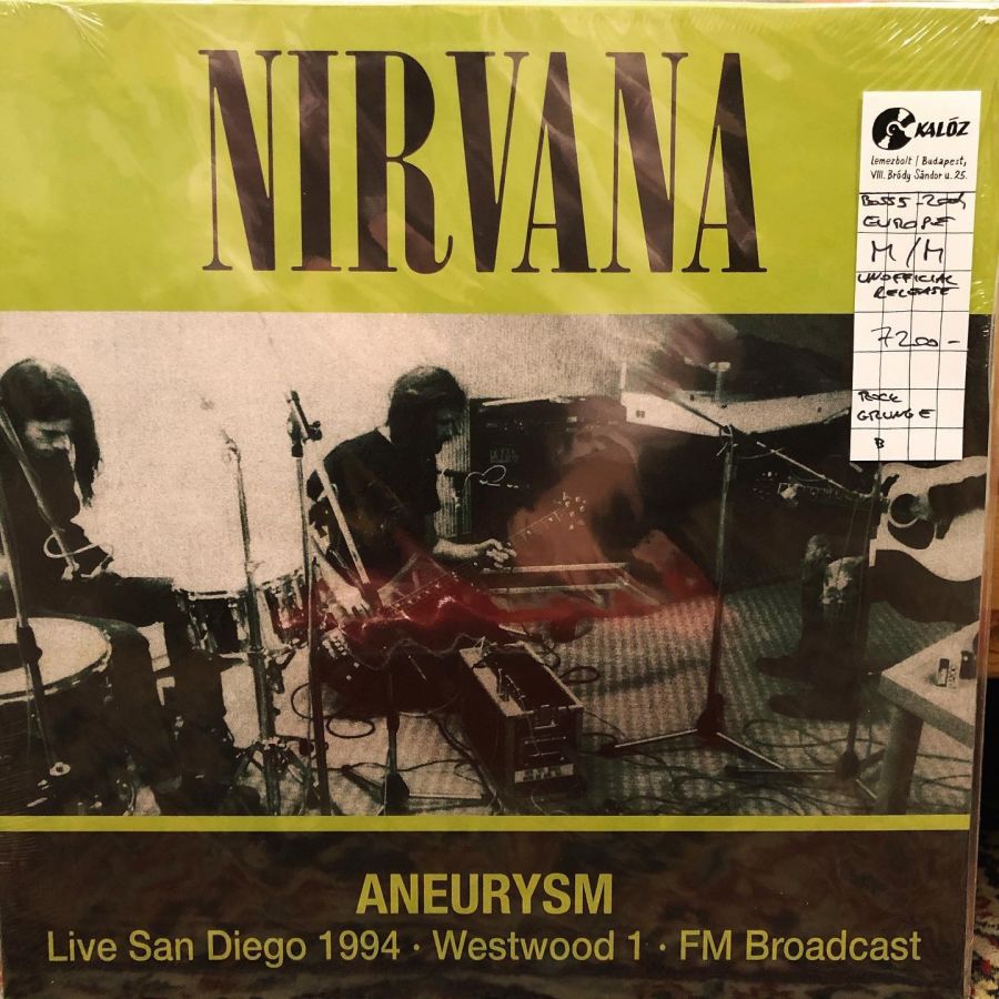 Nirvana  Aneurysm (Live SAN Diego 1994) használt hanglemez | Kalóz Records Hanglemezbolt