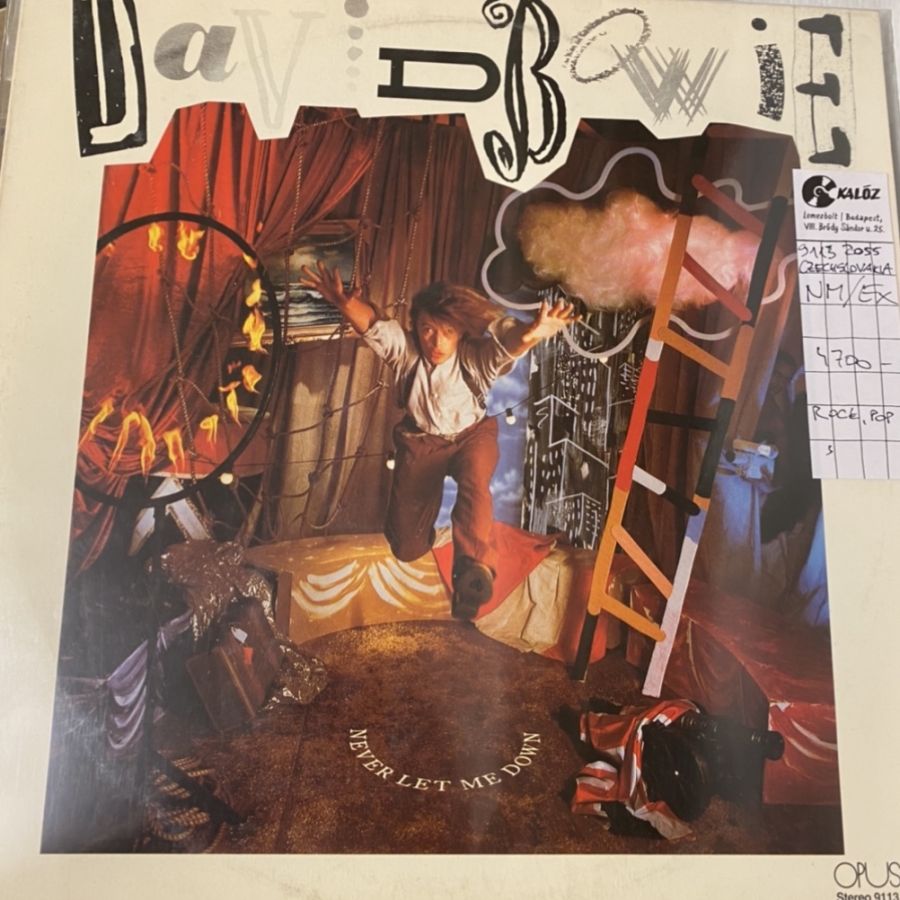 David Bowie Never Let Me Down használt hanglemez | Kalóz Records Hanglemezbolt
