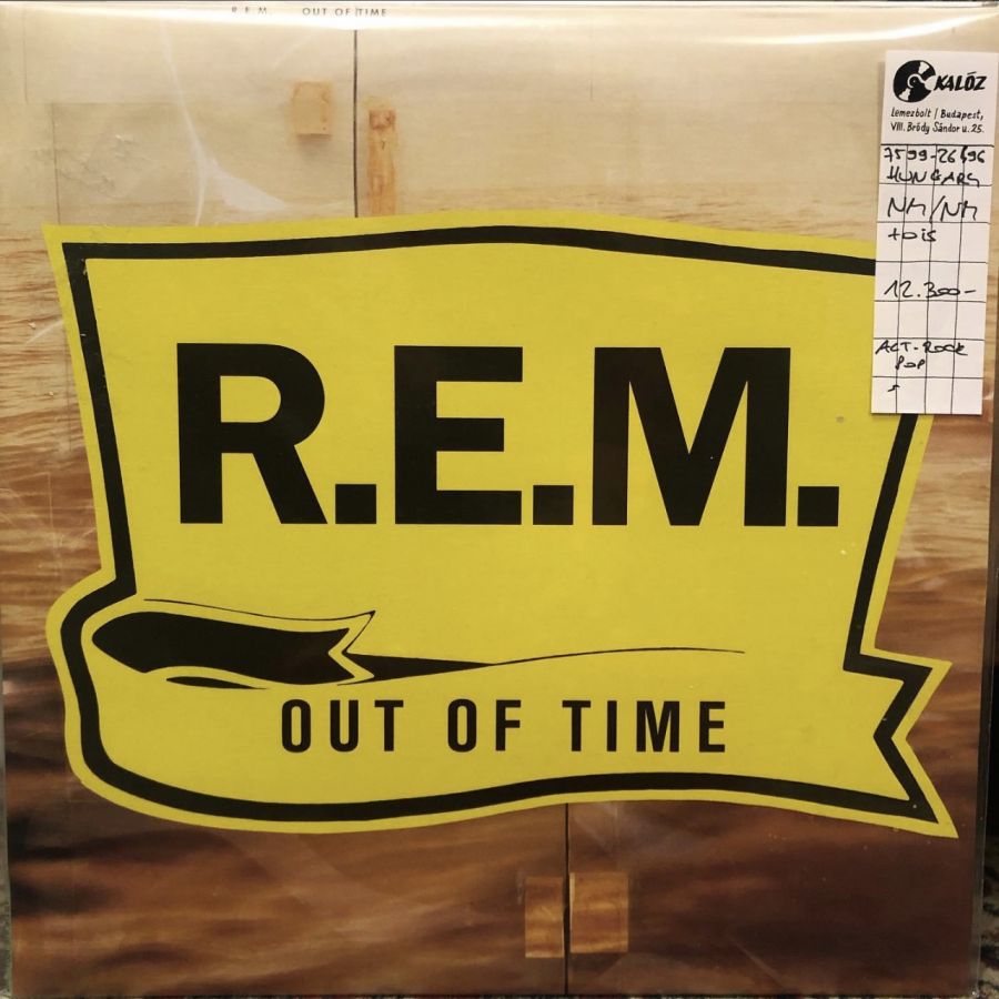 R.E.M. Out Of Time használt hanglemez | Kalóz Records Hanglemezbolt