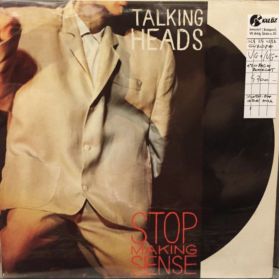 Talking Heads Stop Making Sense used vinyl | Kalóz Record Store Budapest